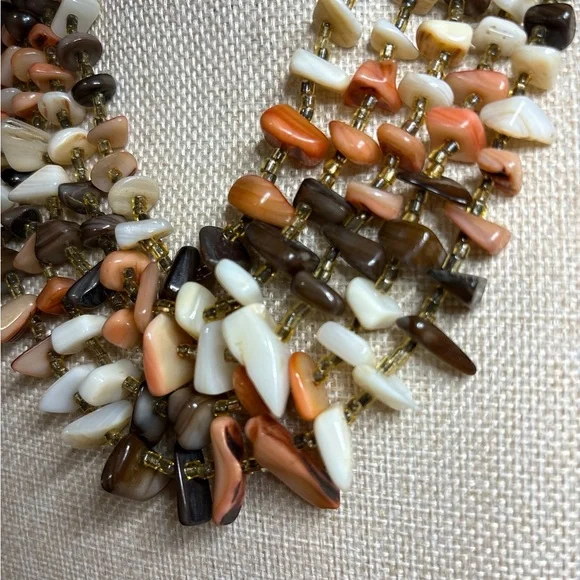 Vintage Japan 1960’s 5 strand necklace - Picture 2 of 4